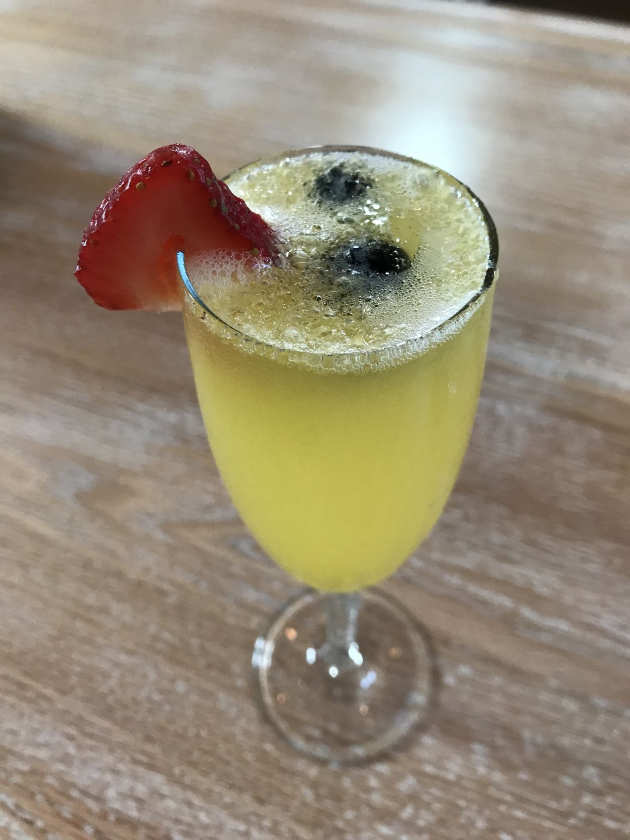 Mimosa at Blueberry's Grill in North Myrtle Beach